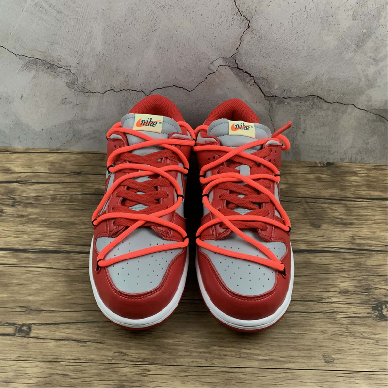 Dunk Low Off White University Red