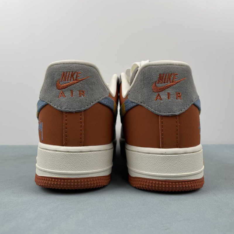 Air Force Stussy Grey And Brown