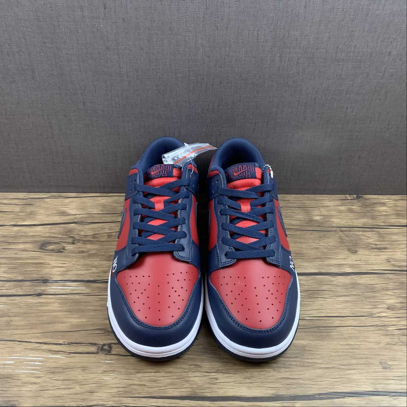 Dunk Low High By Any Means Navy Red