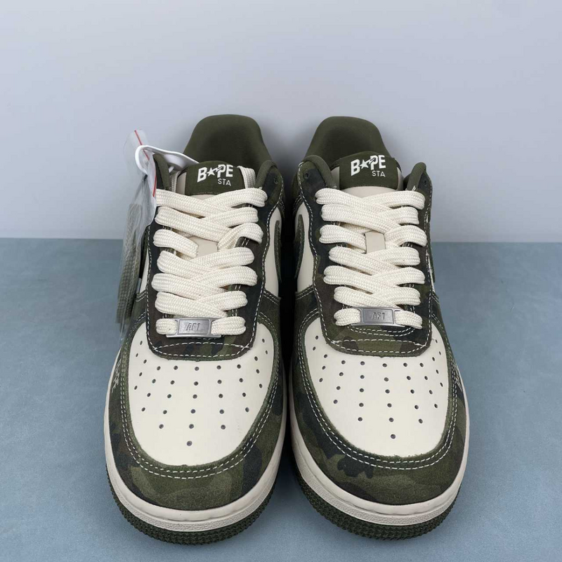 Air Force Bape Green Whit