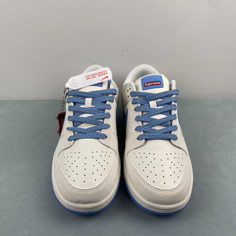 Dunk Low Blue And White Supreme