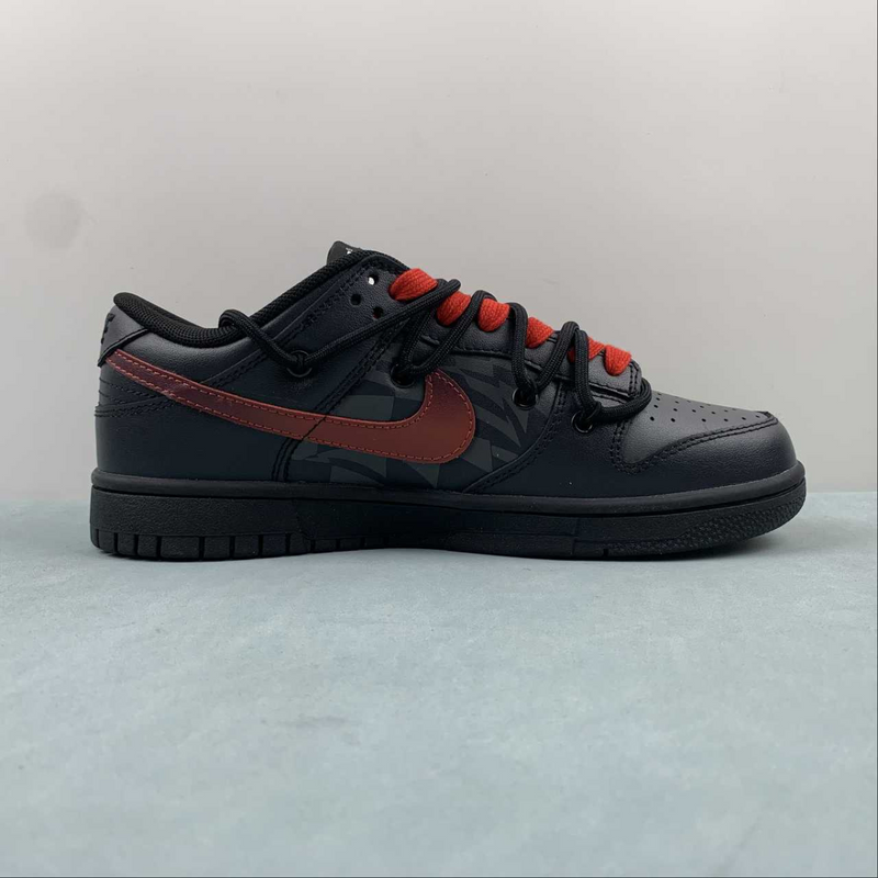 Dunk Low Black Washed Coral