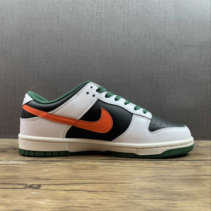 Dunk Low White Black Green