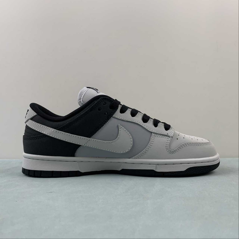 Dunk Low Smoke Grey Black And White