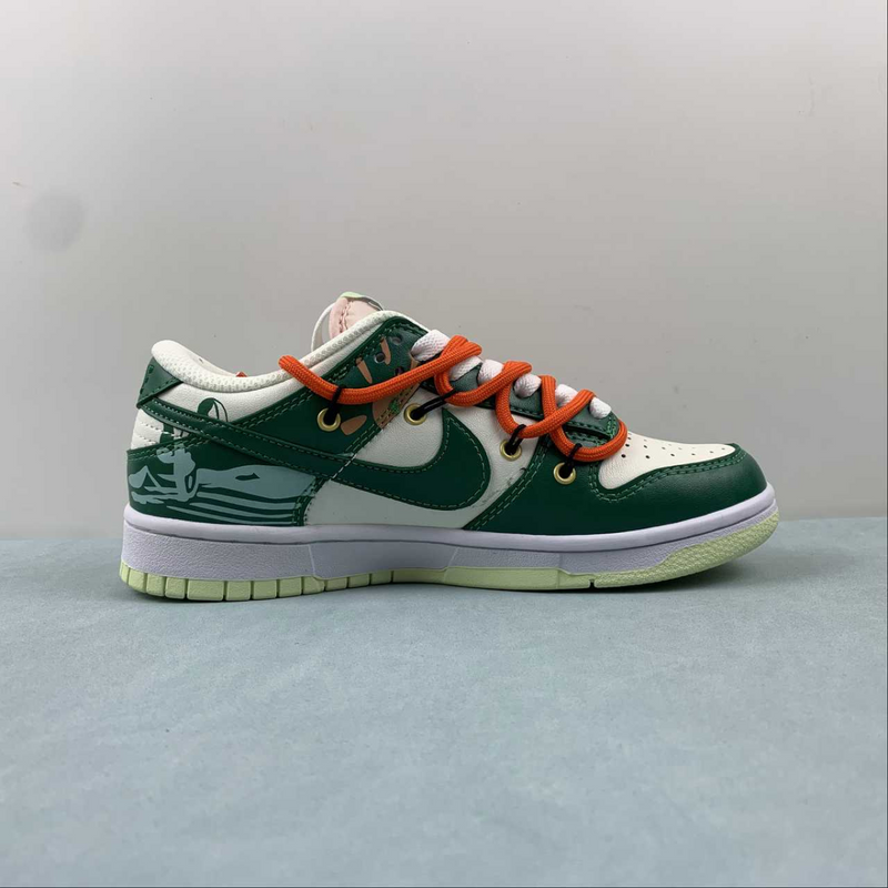 Dunk Low Off White Green Pine