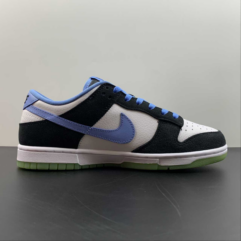 Dunk Low White Black Royal