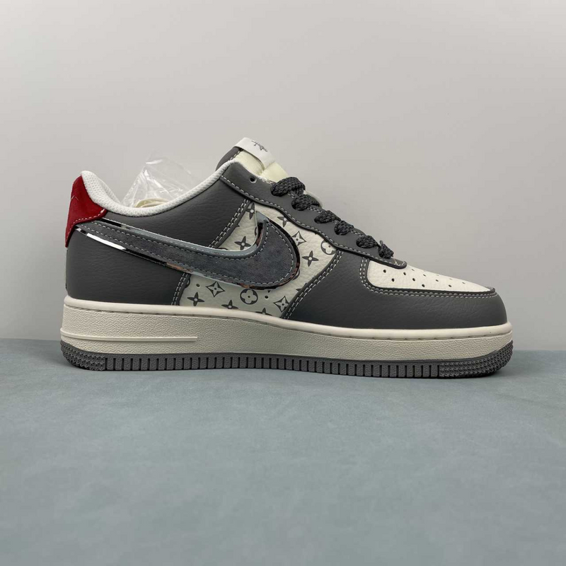 Air Force Stussy Grey And White