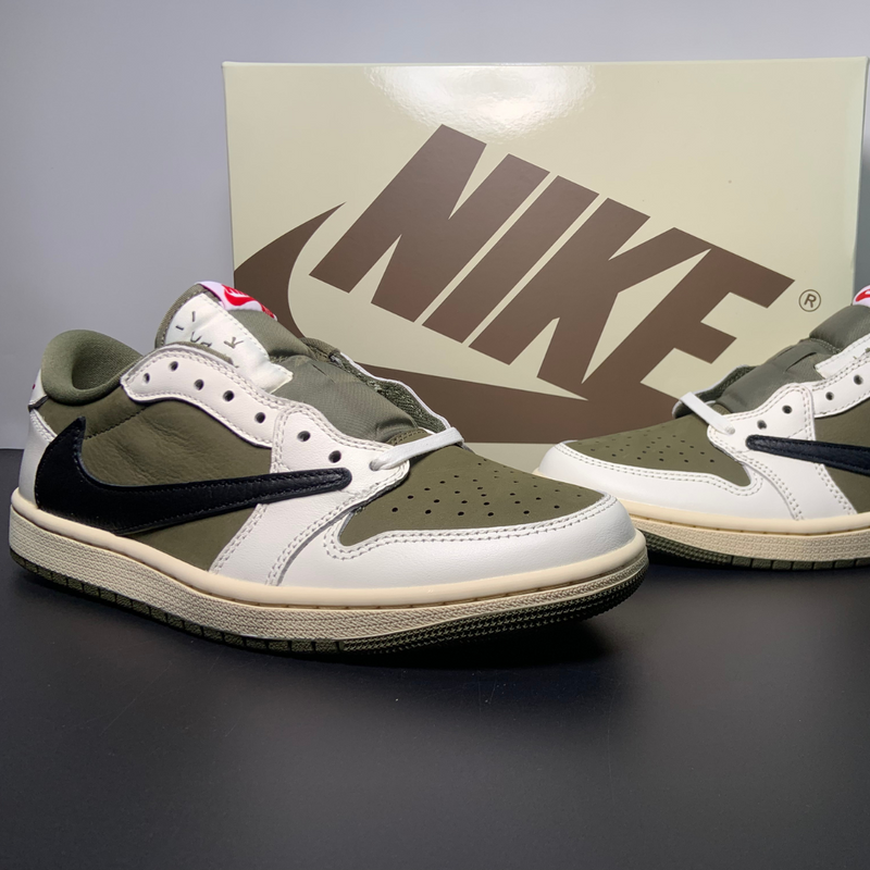 Travis Scott x Air Jordan 1 Low OG Medium Olive