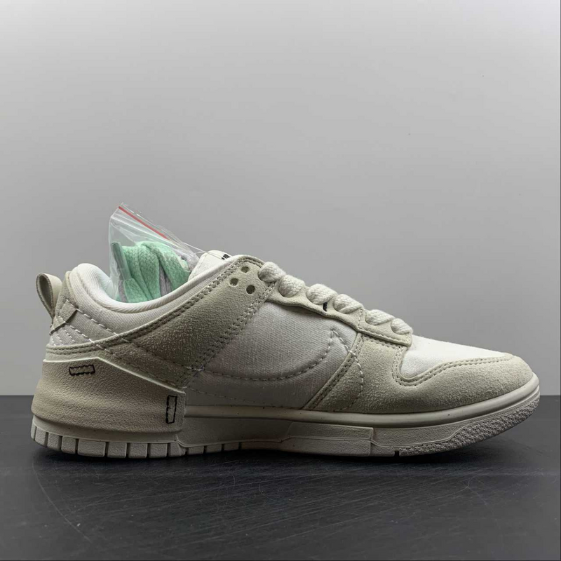 Dunk Low Disrupt 2 Pale Ivory Black Bege filler