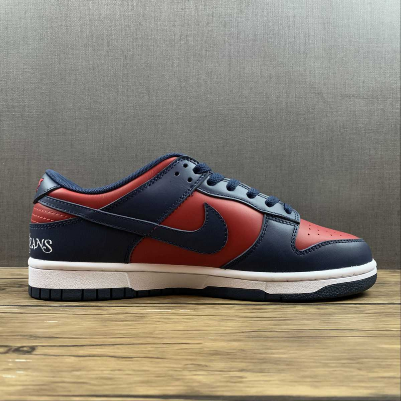 Dunk Low High By Any Means Navy Red