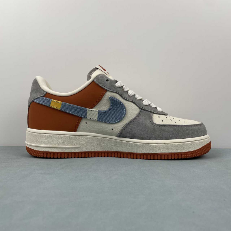 Air Force Stussy Grey And Brown