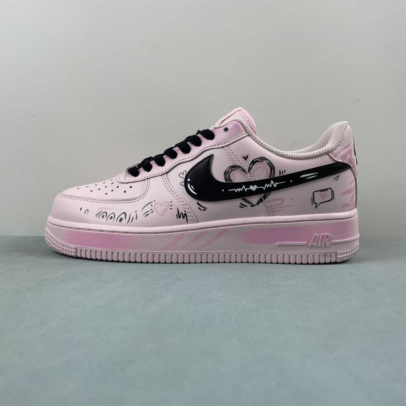 Air Force Pink Black And White