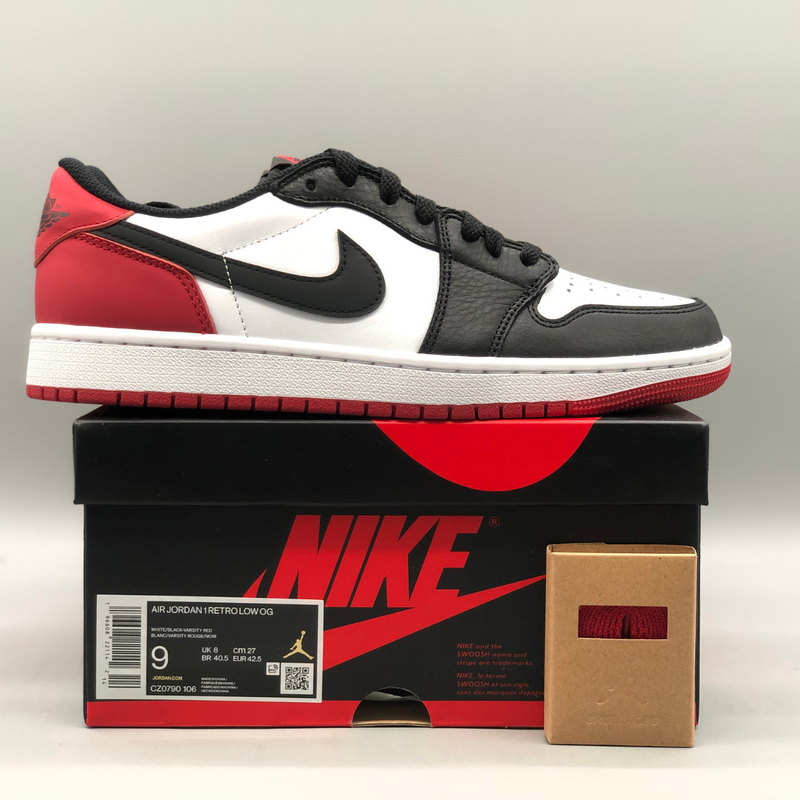 Air Jordan 1 Low Black Toe