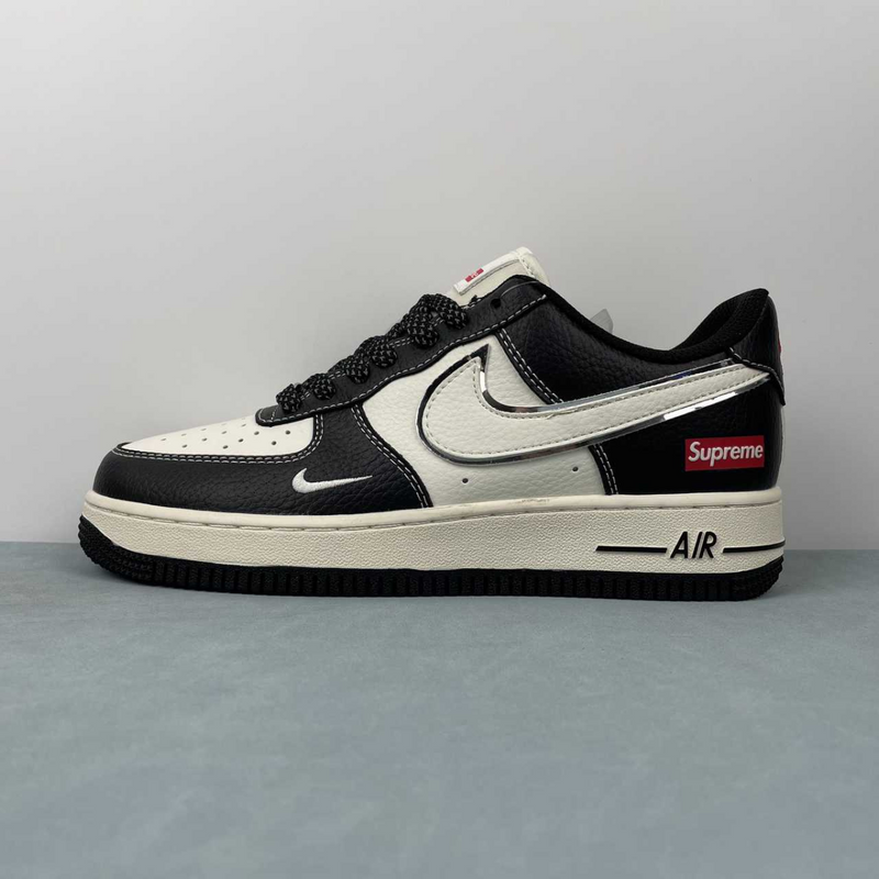 Air Force Supreme Cream Black