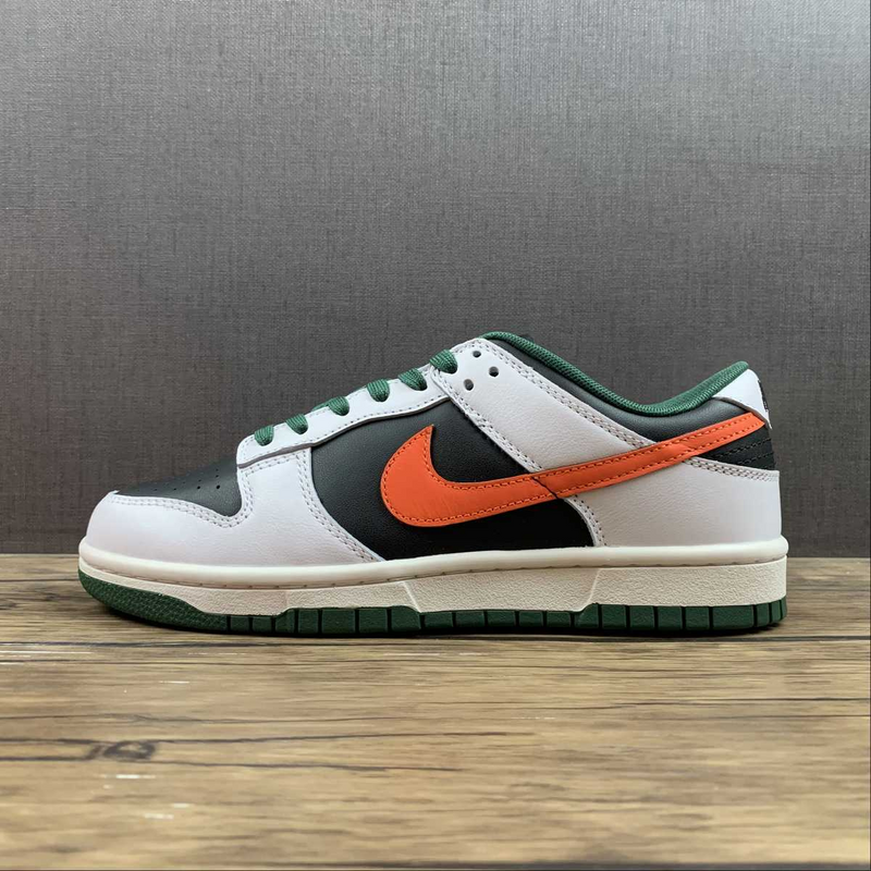 Dunk Low White Black Green