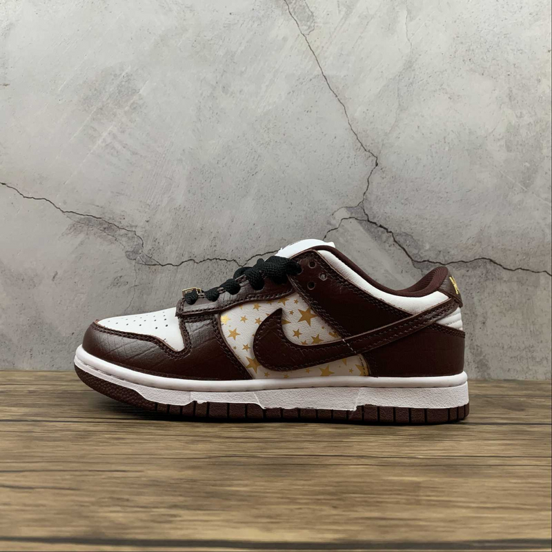 Dunk Low Supreme Stars Barkroot Brown