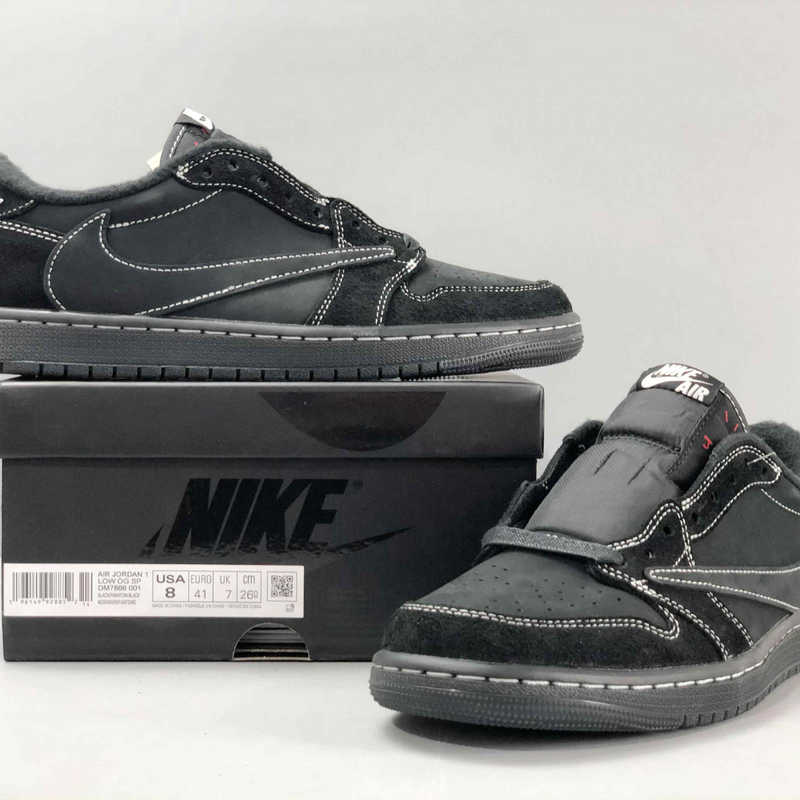 Travis Scott x Air Jordan 1 Low OG Black Phantom