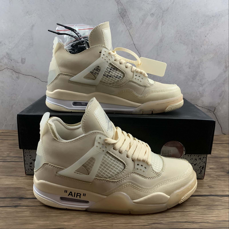 Air Jordan 4 Off white "Sail"