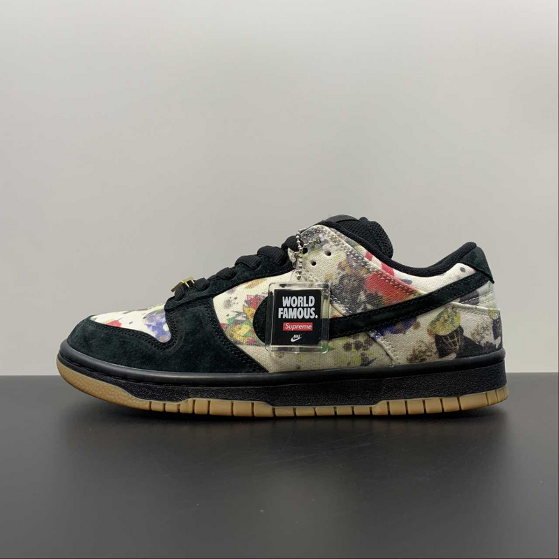 Dunk Low SB Supreme Rammellzee Preto