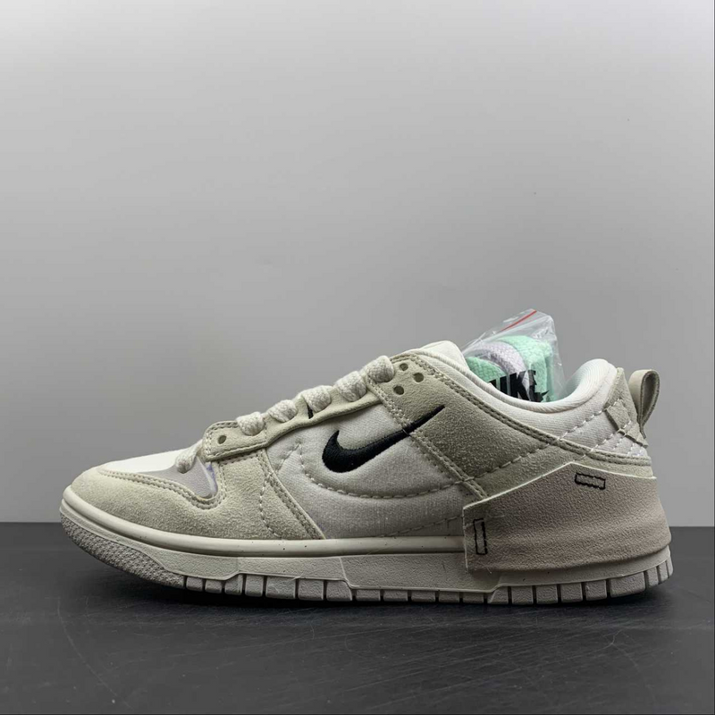 Dunk Low Disrupt 2 Pale Ivory Black Bege filler