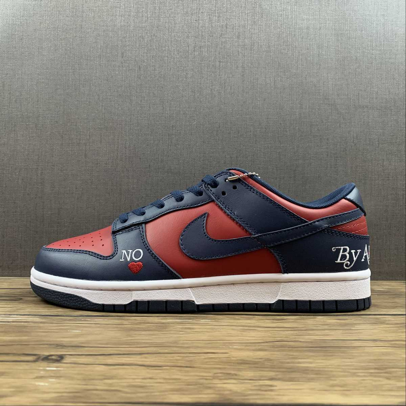 Dunk Low High By Any Means Navy Red