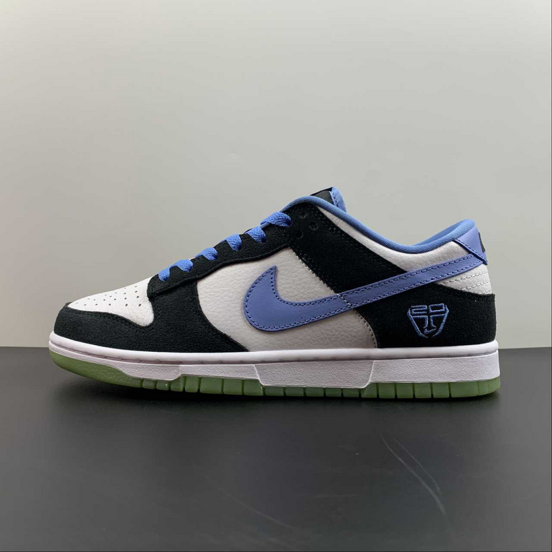 Dunk Low White Black Royal