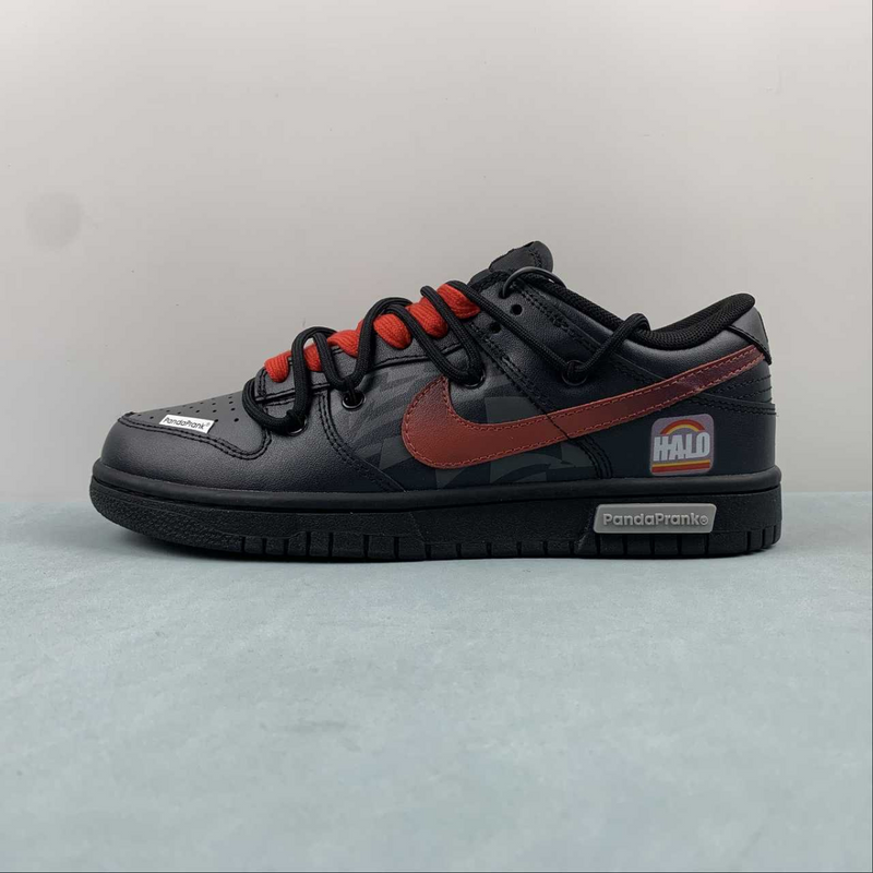 Dunk Low Black Washed Coral