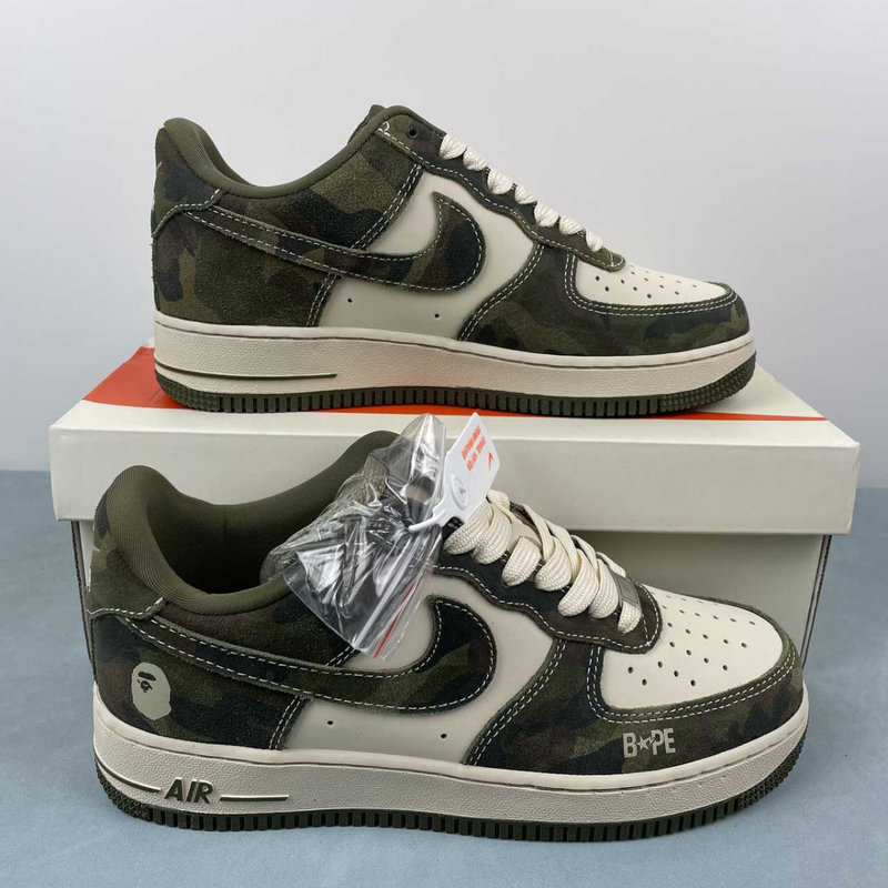 Air Force Bape Green Whit