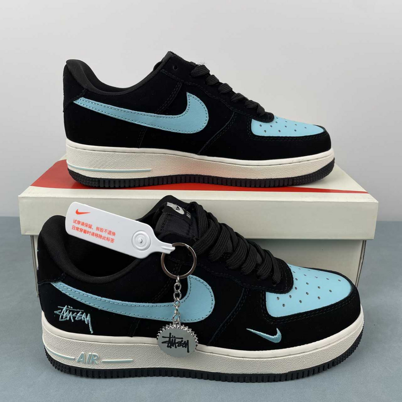 Air Force Stussy Black And Blue