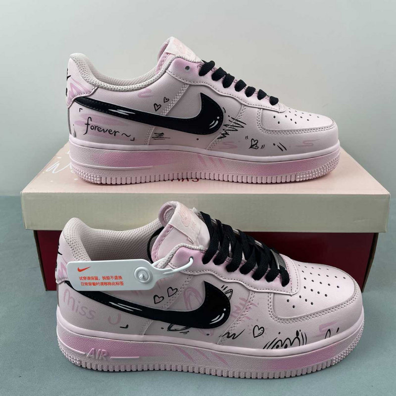 Air Force Pink Black And White