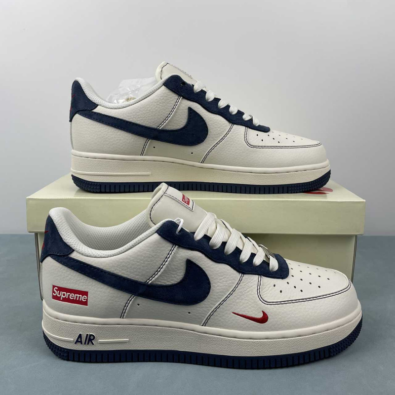 Air Force Supreme White And Blue