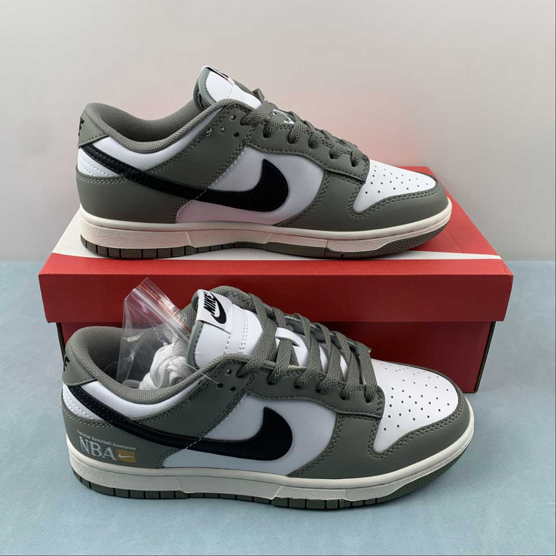 Dunk Low NBA Grey And White