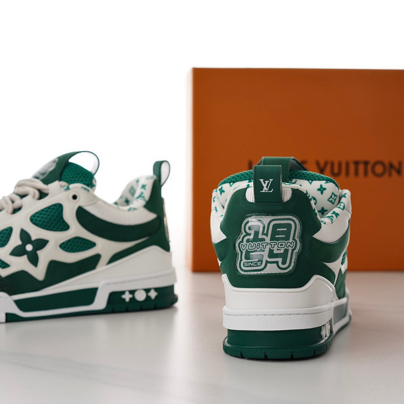 LV Skate Sneaker Green White