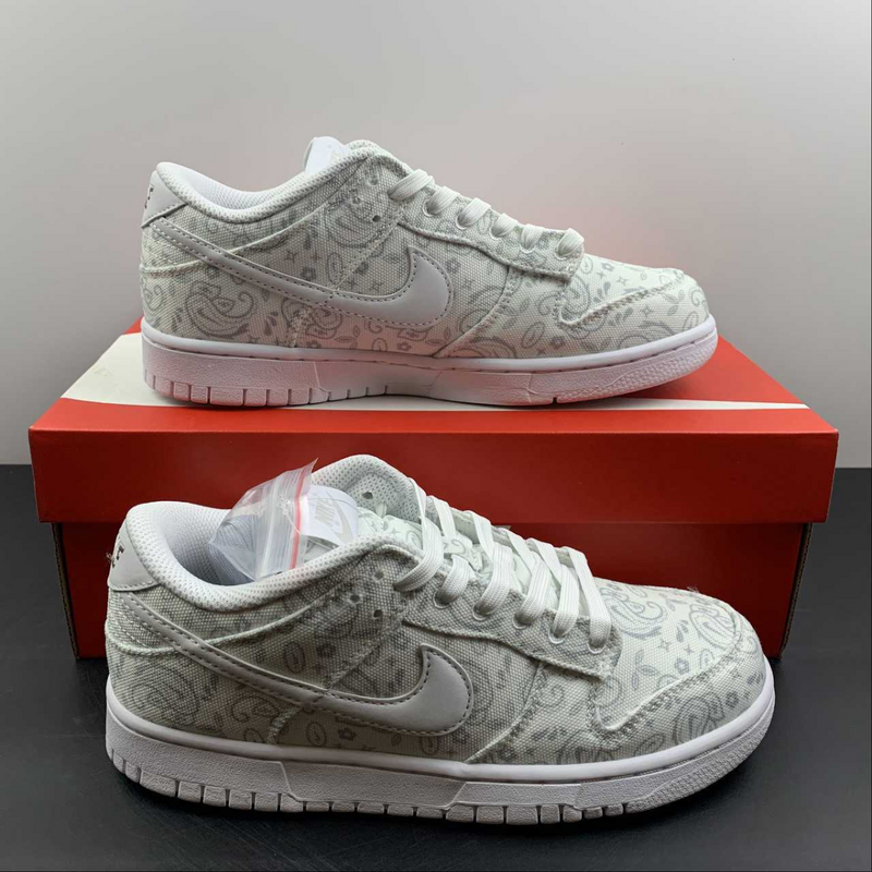 Dunk Low White Paisley