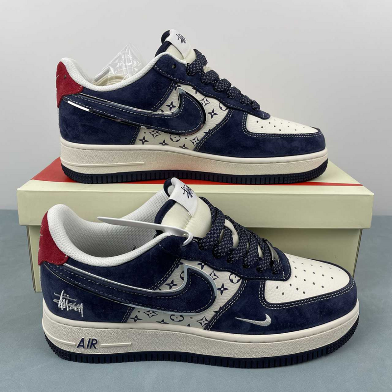 Air Force Stussy Blue And White