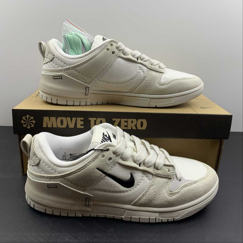 Dunk Low Disrupt 2 Pale Ivory Black Bege filler