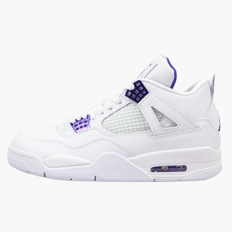 Air Jordan 4 White Purple