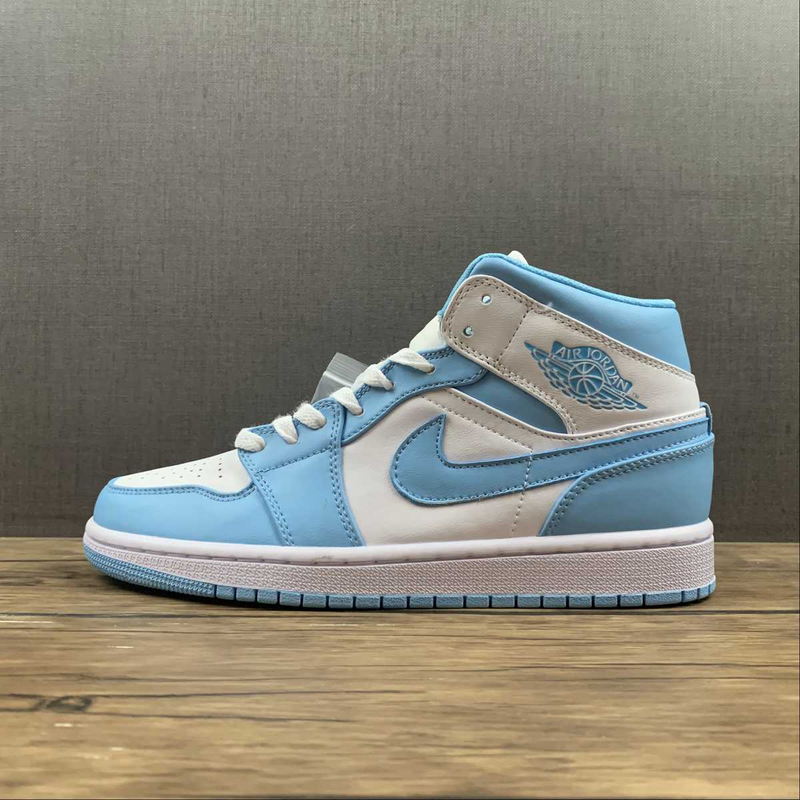 Air Jordan 1 Mid Blue White