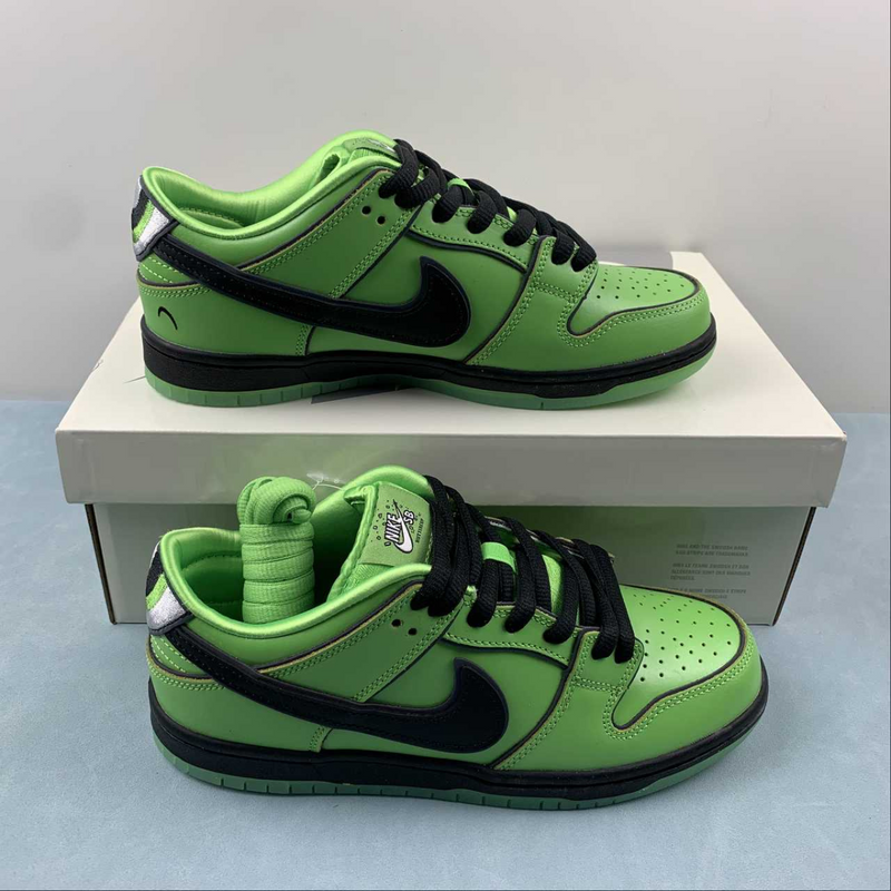 Dunk Low SB Powerpuff Girls Green