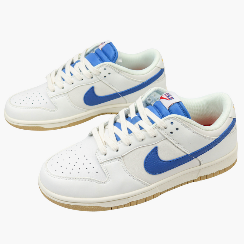 Dunk Low White Blue logo