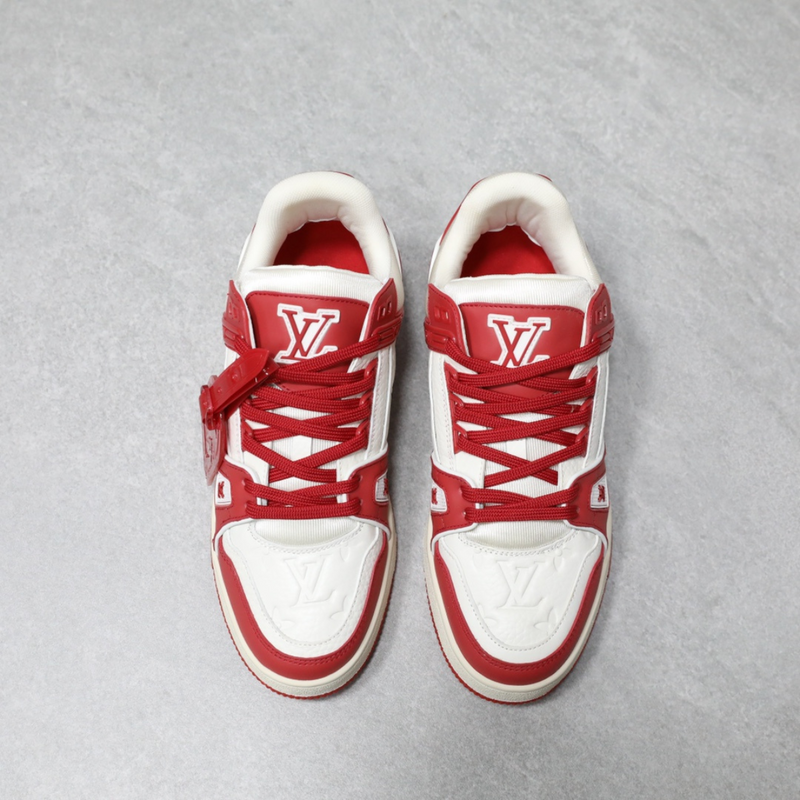 LV Trainer Sneaker Red