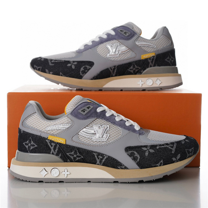 LV Runner Away Sneakers Gray