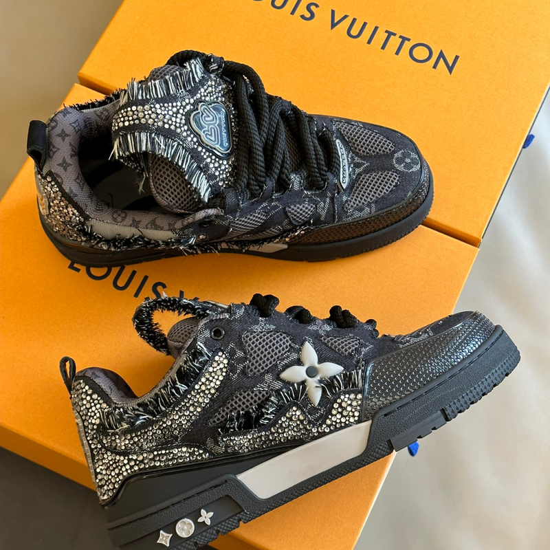 LV Skate Black Swarovski Monogram