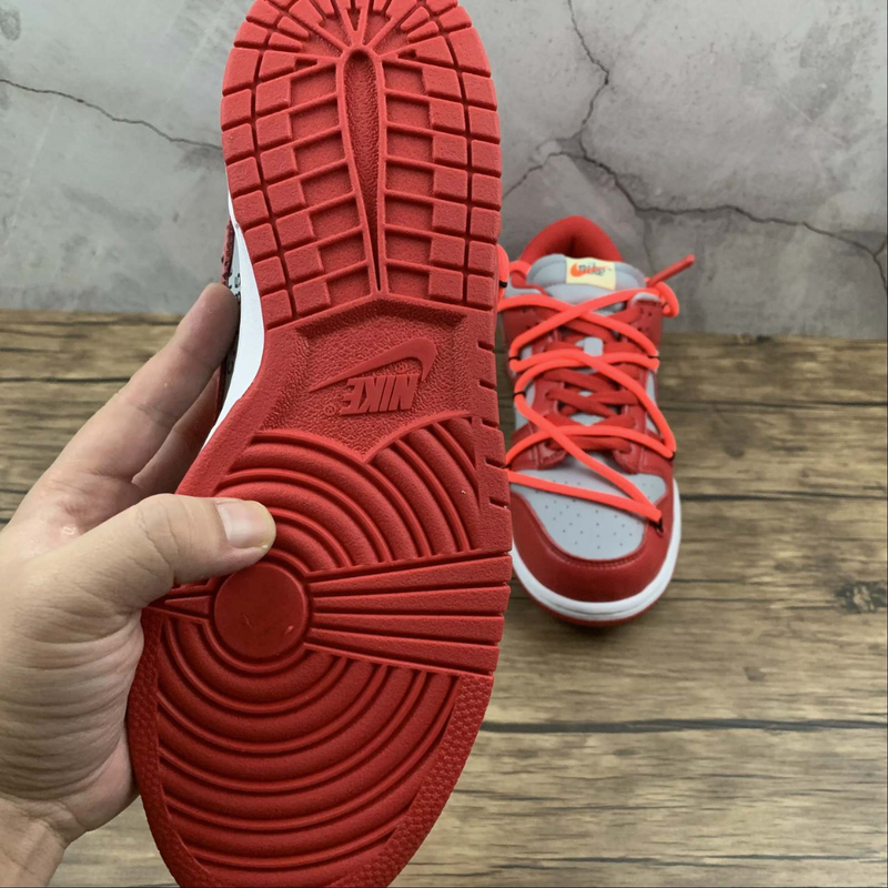 Dunk Low Off White University Red