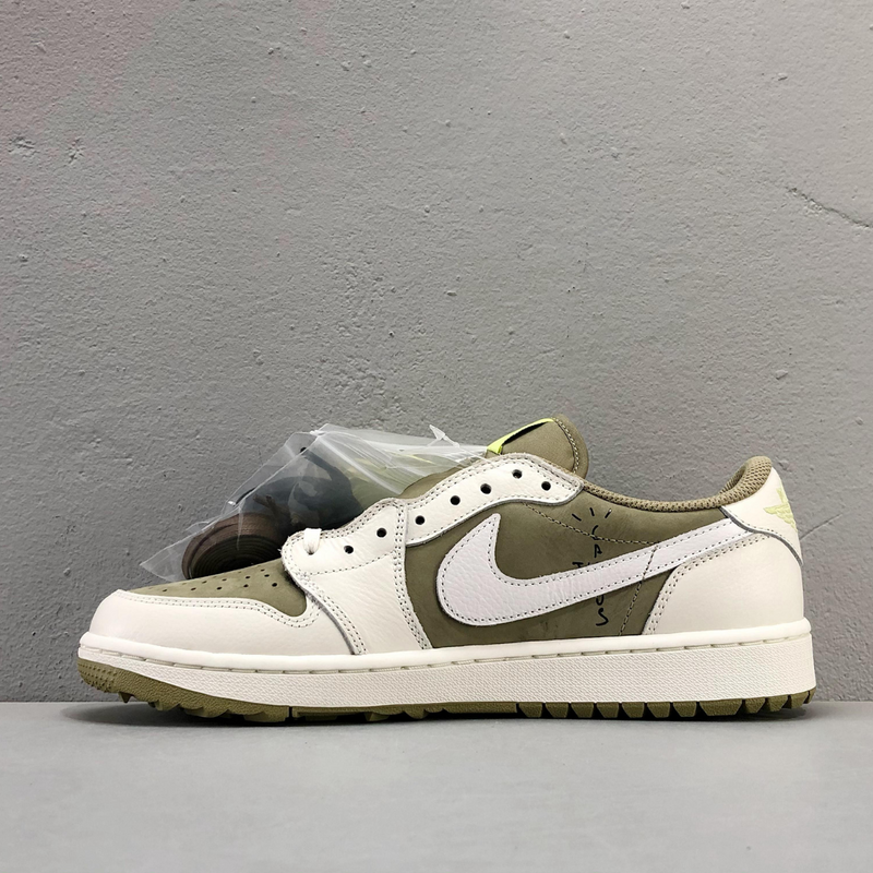 Travis Scott x Air Jordan 1 Low Golf Neutral Olive