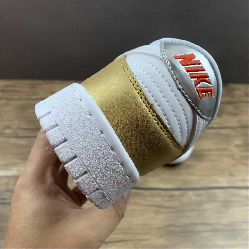 Dunk Low Silver Gold Metallic