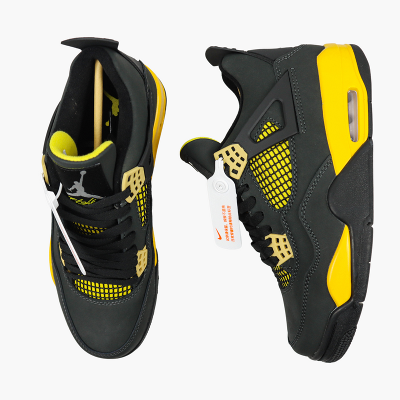 Air Jordan 4 Thunder Black Yellow