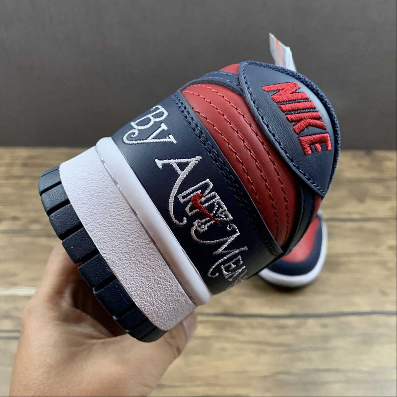 Dunk Low High By Any Means Navy Red