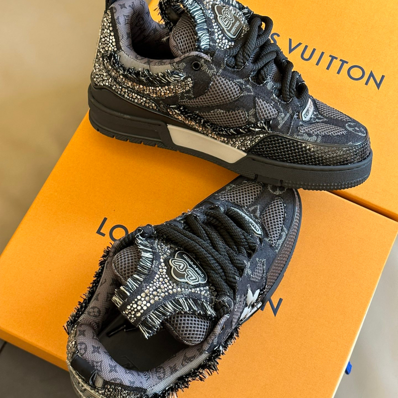 LV Skate Black Swarovski Monogram