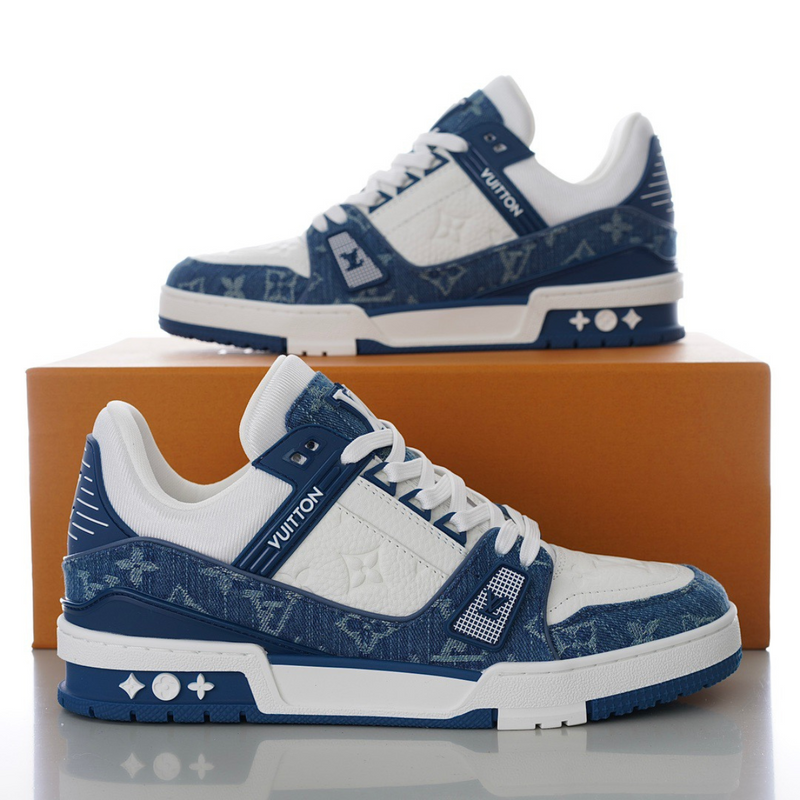 LV Trainer Monogram Denim Blue